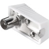 Goobay Coaxial Right-Angle Plug With Screw Fixing (10 pcs) - (11504)