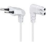 Goobay Connection Cable Euro Plug Angled At Both Ends, 0.75 m, White, (2*0.75 mm�) - (97345)
