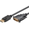 Goobay DisplayPort(TM)/DVI-D Adapter Cable 1.2, gold-Plated - (51960)