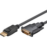 Goobay DisplayPort(TM)/DVI-D Adapter Cable 1.2, gold-Plated - (51960)