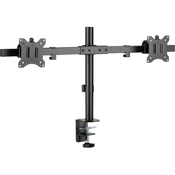 Goobay Double Monitor Mount Fix, Black - (59394)