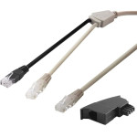 Goobay Dsl Y Distributor/Adapter (RJ45/TAE) Cable Set - (95286)