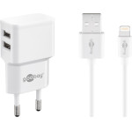 Goobay Dual Apple Lightning Charger Set (12 W) - (44979)
