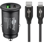 Goobay Dual Usb Car Fast Charging Set Lightning (27 W) - (72166)