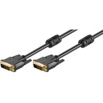 Goobay DVI-D Full Hd Cable Dual Link, gold-Plated - (93112)