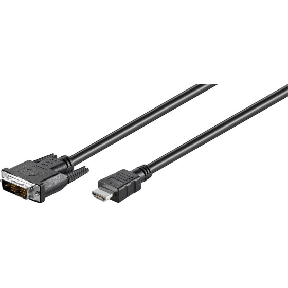 Goobay DVI-D/HDMI(TM) Cable, nickel-Plated - (50580)