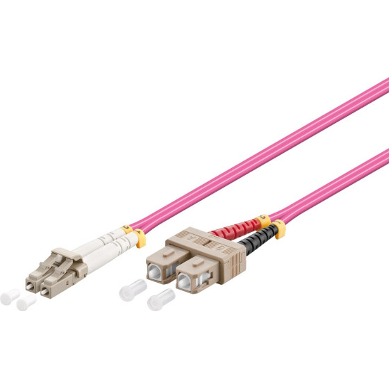 Goobay Fibre Optic Cable, Multimode (OM4) Violett - (95946)