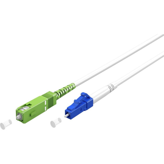 Goobay Fibre-Optic Cable (FTTH), Singlemode (OS2) White,(Simplex) - (59616)