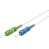Goobay Fibre-Optic Cable (FTTH), Singlemode (OS2) White,(Simplex) - (59624)