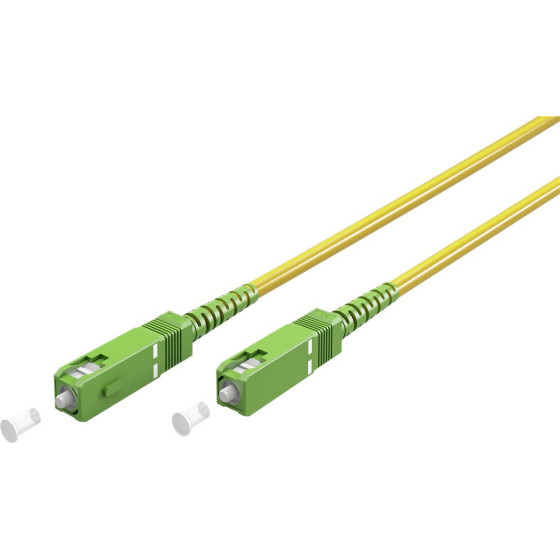 Goobay Fibre-Optic Cable (FTTH), Singlemode (OS2) Yellow,(Simplex) - (59641)