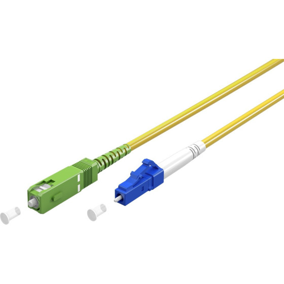 Goobay Fibre-Optic Cable (FTTH), Singlemode (OS2) Yellow,(Simplex) - (59651)