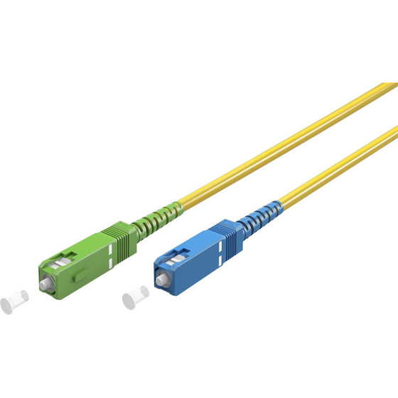 Goobay Fibre-Optic Cable (FTTH), Singlemode (OS2) Yellow,(Simplex) - (59666)