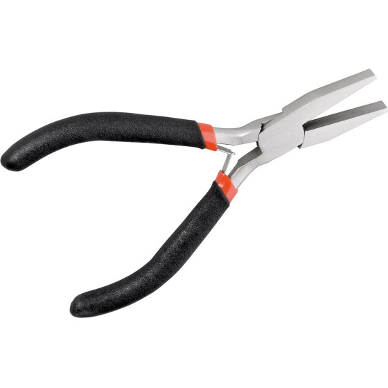 Goobay Flat-Nose Pliers With Half-Round Tip, 125 Mm - (77094)