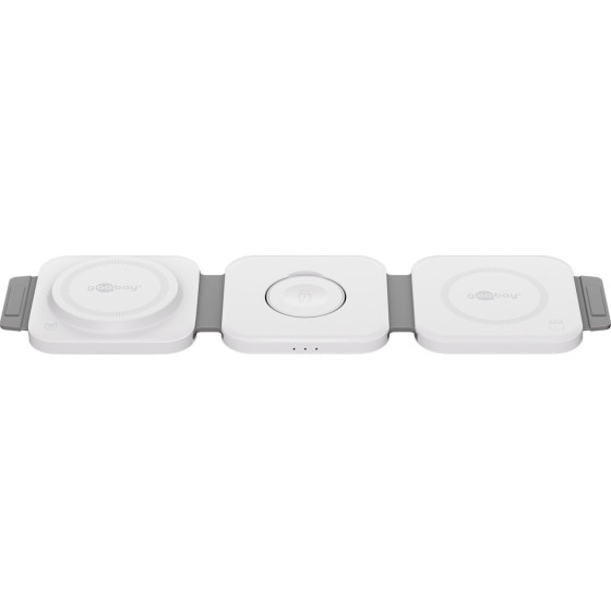 Goobay Foldable 3in1 Wireless Charger, 15 W - (65312)