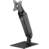 Goobay Freestanding Single Monitor Mount, Black - (70821)