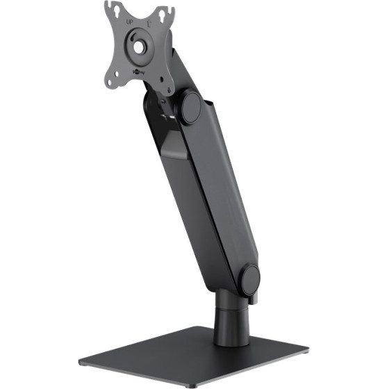 Goobay Freestanding Single Monitor Mount, Black - (70821)
