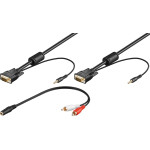 Goobay Full Hd Svga Monitor Cable With Audio Line - (93969)