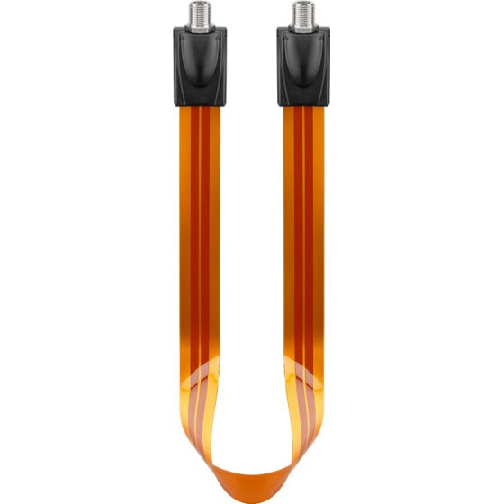 Goobay Sat Window Feed-Through, Extremely Flat (0.3 mm) - (67246)