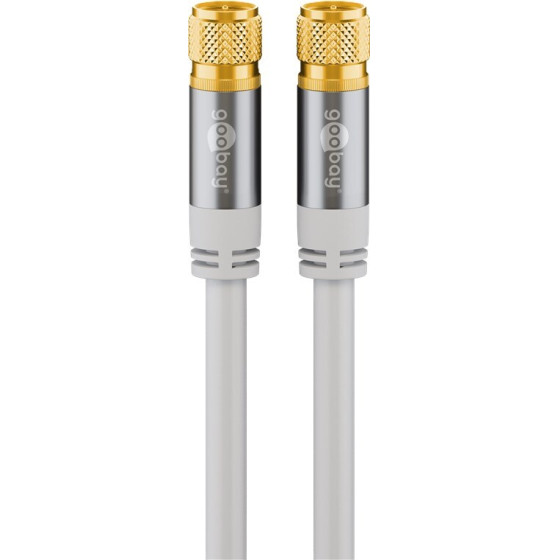 Goobay Satellite Antenna Cable (135 dB), 4x Shielded - (70653)