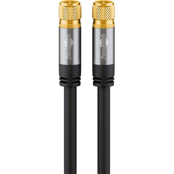Goobay Satellite Antenna Cable (135 dB), 4x Shielded - (70672)