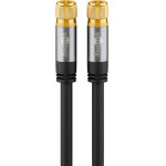 Goobay Satellite Antenna Cable (135 dB), 4x Shielded - (70678)