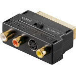 Goobay Scart To Composite Audio/Video And S-Video Adapter, IN/Out - (50499)