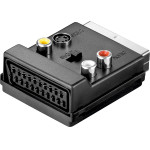 Goobay Scart To Composite Video And S-Video Adapter, IN/OUT, With Scart Passthrough - (50312)