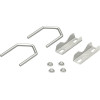 Goobay Set Of 2 Claw Clamps And U-Bolts For Pipe Diameters Up To 60 Mm - (60504)