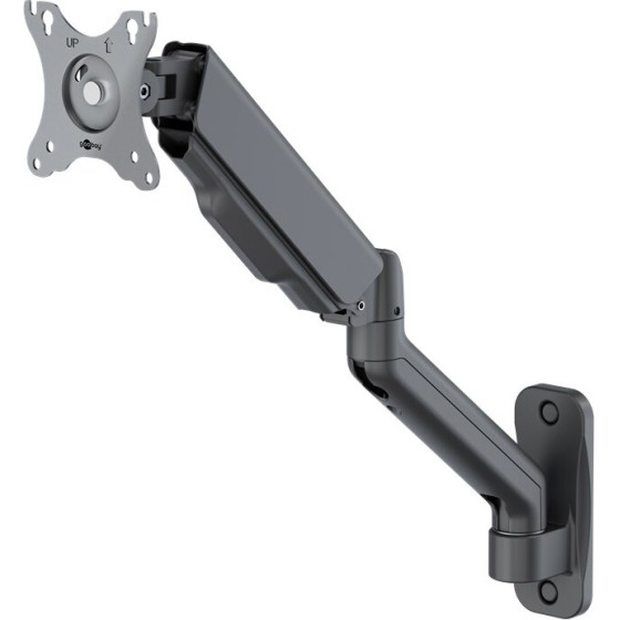 Goobay Single Monitor Wall Mount, Black - (70820)