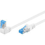Goobay Cat 6A Patchcable 1x 90� Angled, S/Ftp (PiMF), White - (51562)