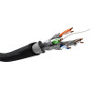 Goobay Cat 7 Outdoor Network Cable, S/Ftp (PiMF), Black - (52768)