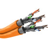 Goobay Cat 7A Duplex Network Cable, S/Ftp (PiMF), Orange - (75714)