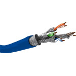 Goobay Cat 7A Network Cable, S/Ftp (PiMF), Blue - (91894)
