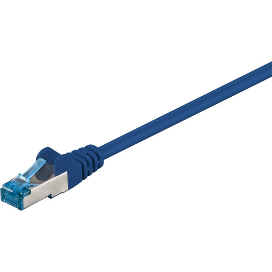 Goobay Cat 6A Patch Cable, S/Ftp (PiMF), Blue - (93698)