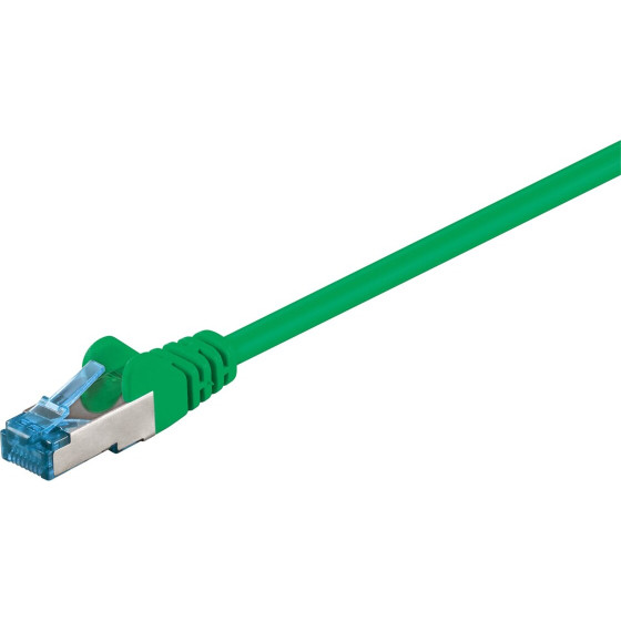 Goobay CAT 6 A Patch Cable, S/FTP (PiMF), Green 7.5 m - (93849)