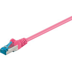 Goobay CAT 6 A Patch Cable, S/FTP (PiMF), magenta 15 m - (94144)