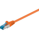Goobay Cat 6A Patch Cable, S/Ftp (PiMF), Orange - (93662)