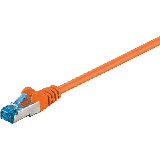 Goobay Cat 6A Patch Cable, S/Ftp (PiMF), Orange - (93818)