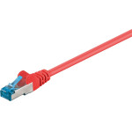 Goobay CAT 6 A Patch Cable, S/FTP (PiMF), red 10 m - (93705)