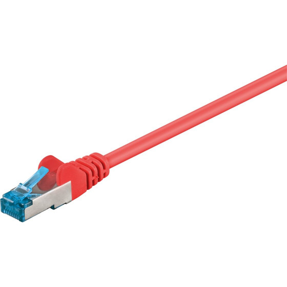 Goobay CAT 6 A Patch Cable, S/FTP (PiMF), red 10 m - (93705)
