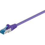Goobay Cat 6A Patch Cable, S/Ftp (PiMF), Violet - (94156)