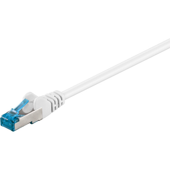 Goobay Cat 6A Patch Cable, S/Ftp (PiMF), White - (94909)