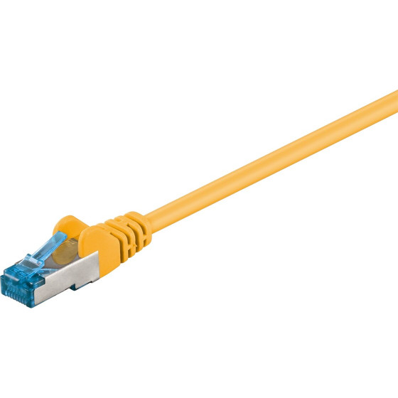 Goobay Cat 6A Patch Cable, S/Ftp (PiMF), Yellow - (93700)