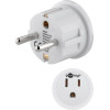 Goobay Travel Adapter USA/Japan To Europe, White - (45351)