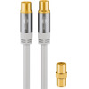 Goobay Tv Antenna Cable (135 dB), 4x Shielded - (70313)