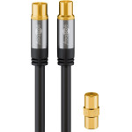Goobay Tv Antenna Cable (135 dB), 4x Shielded - (70367)
