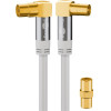 Goobay Tv Antenna Cable (135 dB), 4x Shielded - (70411)