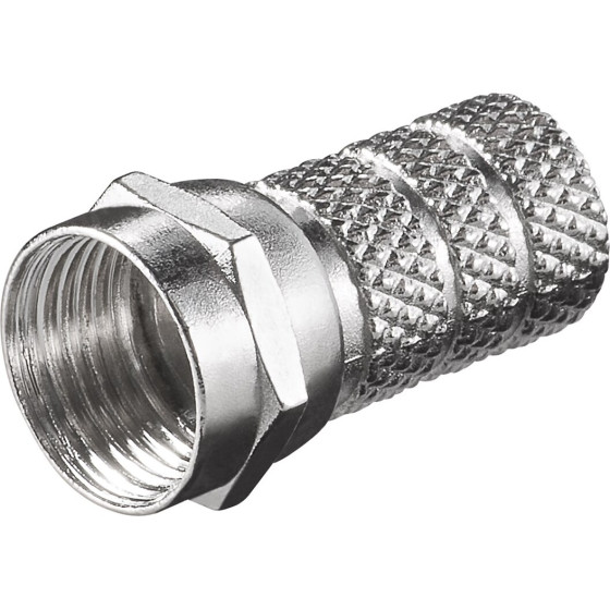 Goobay Twist-On F-Connector 5.2 Mm (100 pcs) - (51851)