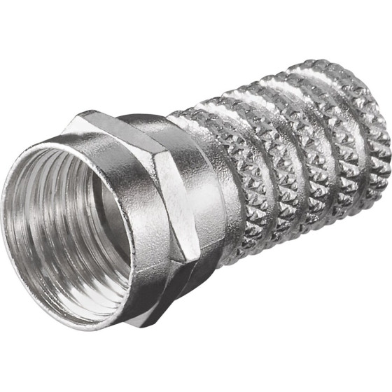 Goobay Twist-On F-Connector 6.0 Mm (100 pcs) - (51852)