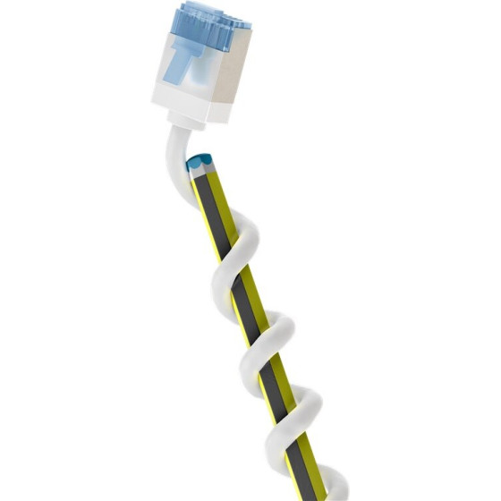 Goobay Ultra-Flexible CAT 6 A Patch Cable, Slim, U/FTP, white 2 m - (74336)